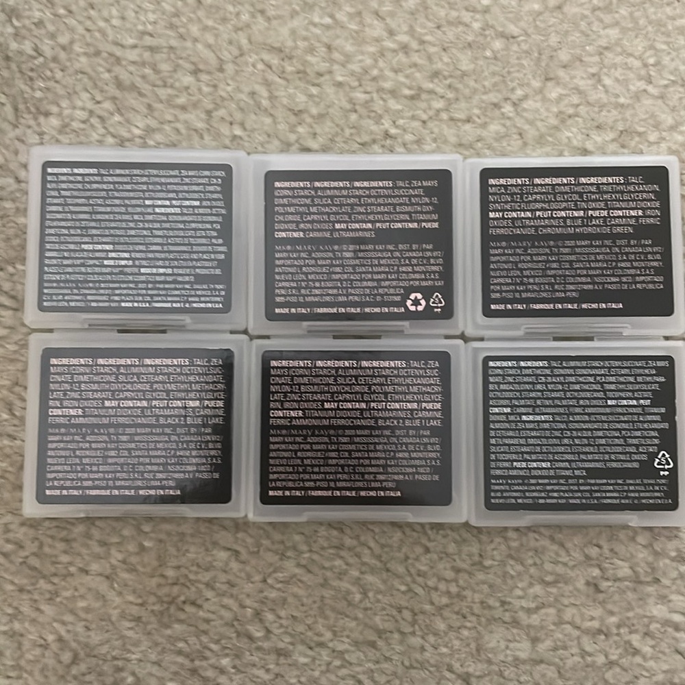 Mary Kay Bundle! 6 eye colors + 1 compact NWT Free samples w/purchase! A steal! - Picture 7 of 8